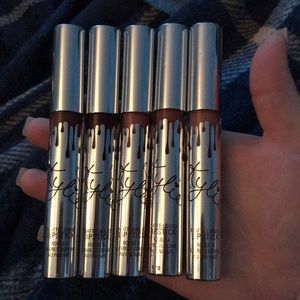 Limited edition holiday Kylie liquid lipsticks